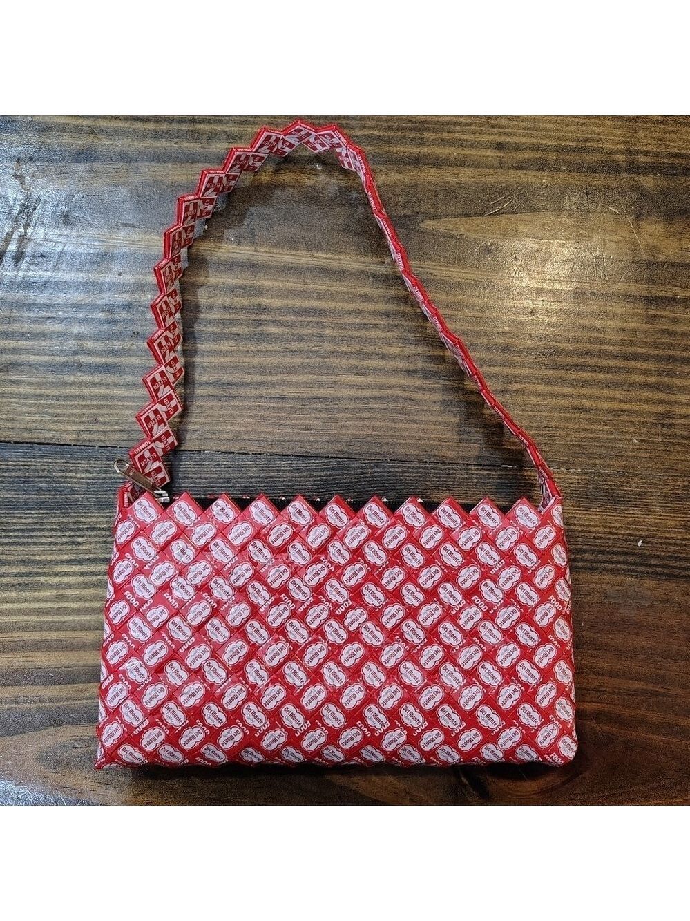 Vintage Del Monte Outside and Seven Eleven Inside Wrapper Purse